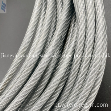 Corda de arame de aço para máquina têxtil 6x19+8x7+1x19-4-5,5mm